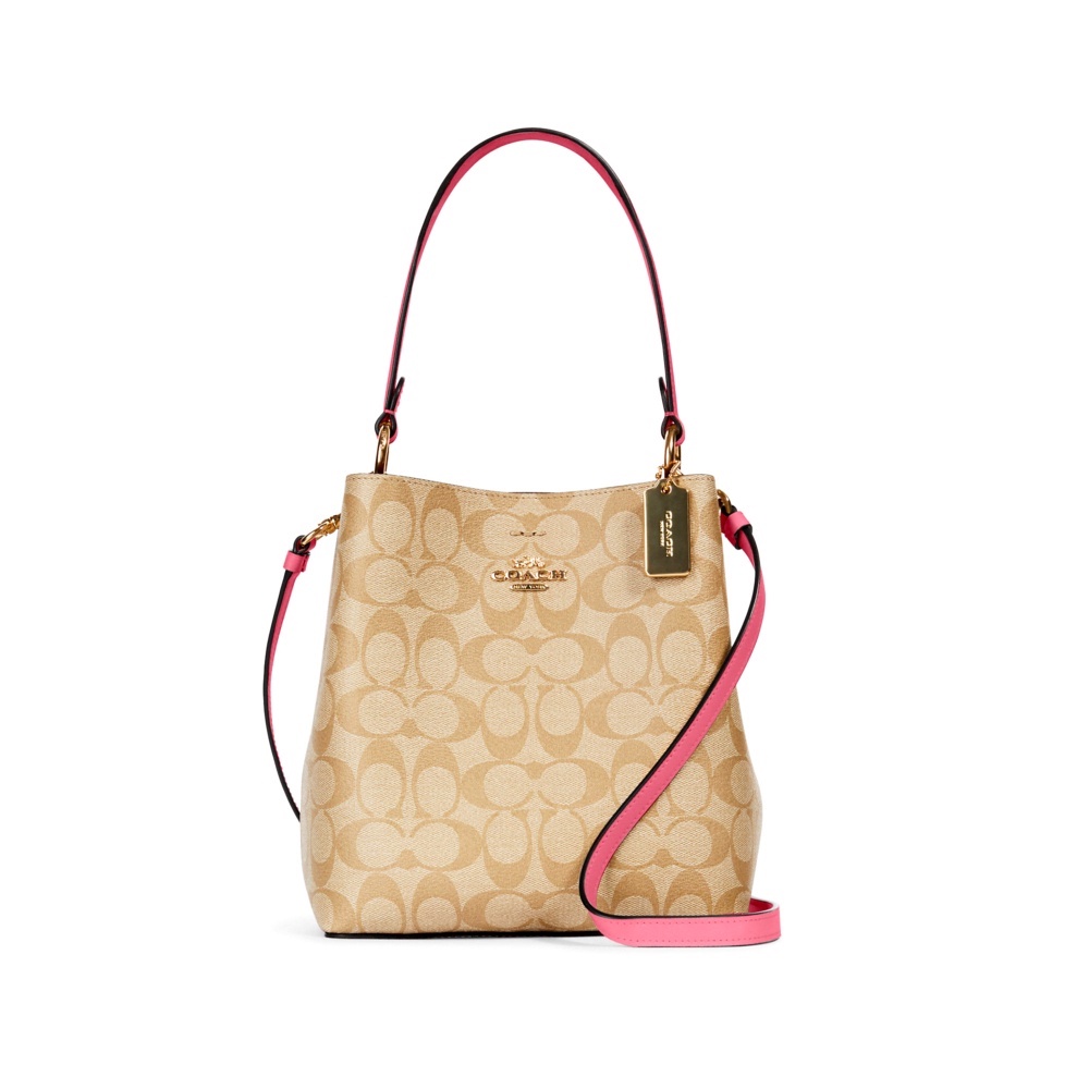 COACH 2312 SMALL TOWN BUCKET BAG IN SIGNATURE CANVAS (IMSQ1) [2312IMSQ1