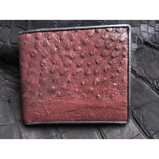 ostrich wallet กระเป๋าสตางค์หนังนกกระจอกเทศ