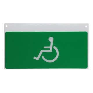 Emergency light EMERGENCY WHEELCHAIR EXIT SIGN DELIGHT GLA1 LEFT DIRECTION Emergency light torch Electrical work ไฟฉุกเฉ