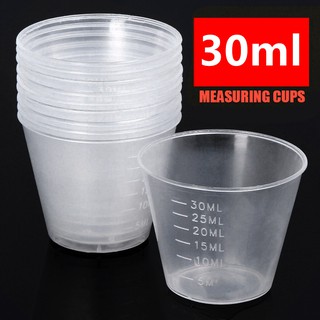 แหล่งขายและราคาถ้วยตวง พลาสติก สีใส สำหรับทำขนม 30 มล 30ML PET Measuring cupอาจถูกใจคุณ
