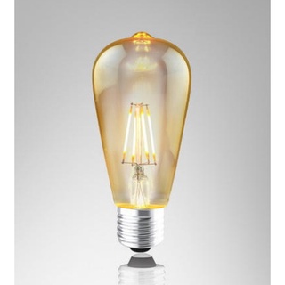 LED Filament ST65G แก้วสีชา 5W 2700K Dimmable หรี่แสงได้ E27 Lumax by L&amp;E