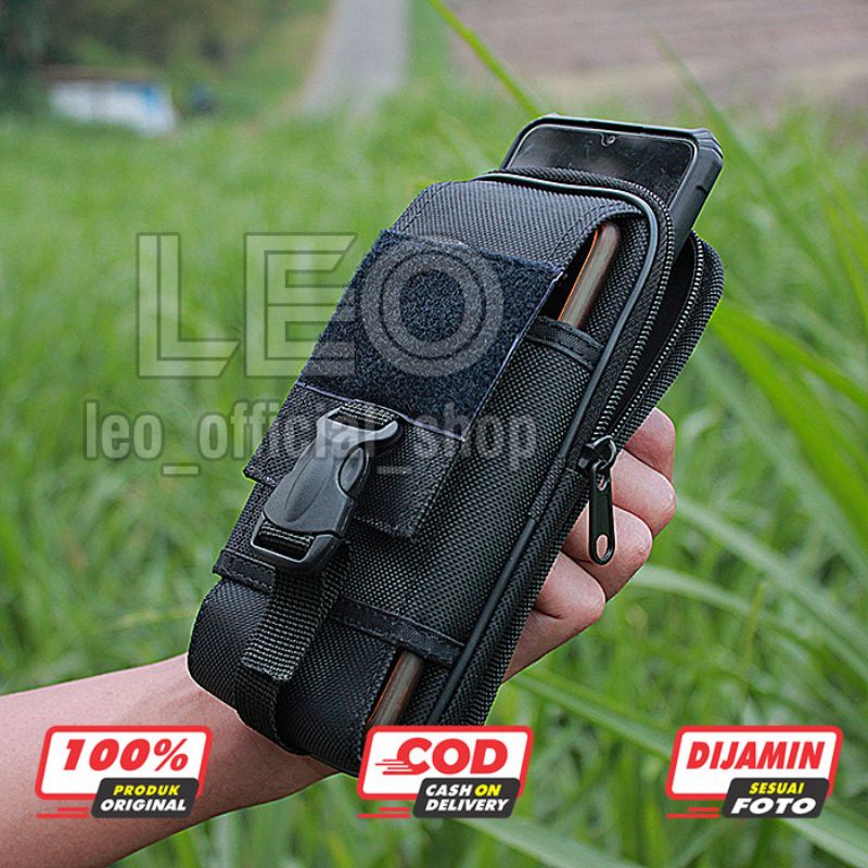Hitam HP ผ้าใบเอวโทรศัพท์มือถือ Holster Holder Double Slot เอวโทรศัพท์มือถือกระเป๋าสตางค์กระเป๋า 6,8 นิ้วโทรศัพท์มือถือ Holster สีดําผู้ชายยุทธวิธีกระเป๋าโทรศัพท์มือถือกระเป๋าสตางค์กระเป๋า