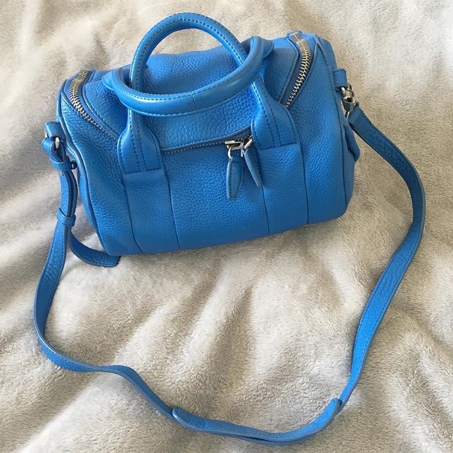 used กระเป๋า Alexander Wang Small Rockie Duffel Blue