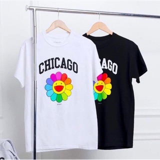 Takashi Murakami Chicago Tshirt เสื้อ Takashi Murakami Chicago Tshirt .