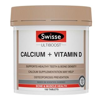 Swisse Ultiboost Calcium + Vitamin D 150cap