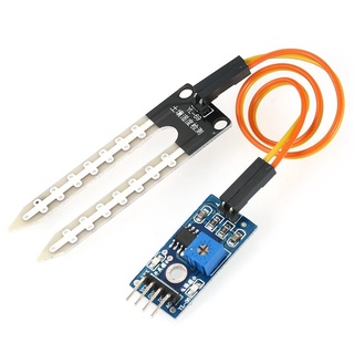 เซ็นเซอร์วัดความชื้นในดิน Soil Moisture Sensor Module โมดูลเซนเซอร์ตรวจจับความชื้นสําหรับ Arduino