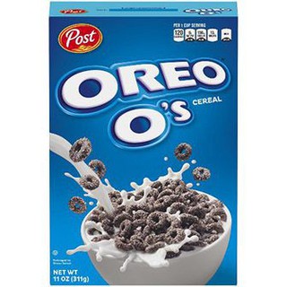 Post Oreo Os Cereal 11 Oz.ซีเรียล โอริโอ้ รสช้อกโกแลต ขนาด 311กรัม