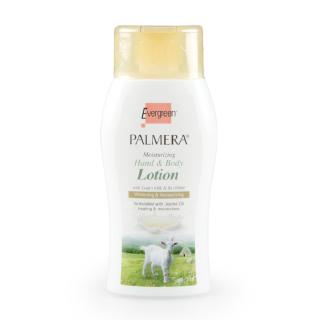 ปลอมคืนเงิน Evergreen Palmera Moisturizing Hand &amp; Body Lotion 300ml โลชั่นบำรุงผิวมือและกายบำรุงผิวให้เนียนนุ่มอ่อนเยาว