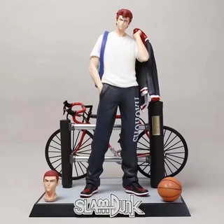 SLAM DUNK SAKURAGI HANAMICHI with Bike PVC STATUE FIGURE  40 cm