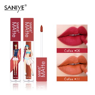 Saniye ลิปสติก ลิปกลอส เนื้อแมตต์ 4 กรัม L1270