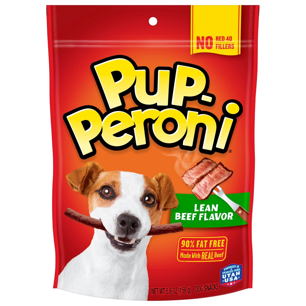 ขนมสำหรับสุนัขรสเนื้อ ไม่ติดมัน ของแท้จาก USA * Pup-Peroni Lean Beef Flavor Dog Treats, 5.6oz(159g)