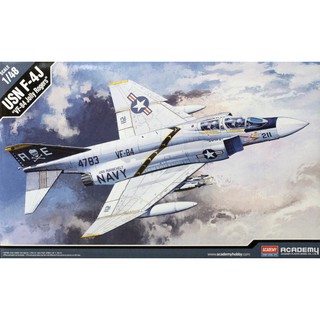 โมเดลเครื่องบินประกอบ Academy Model 1/48 AC12305 F-4J "VF-84 JOLLY ROGERS"