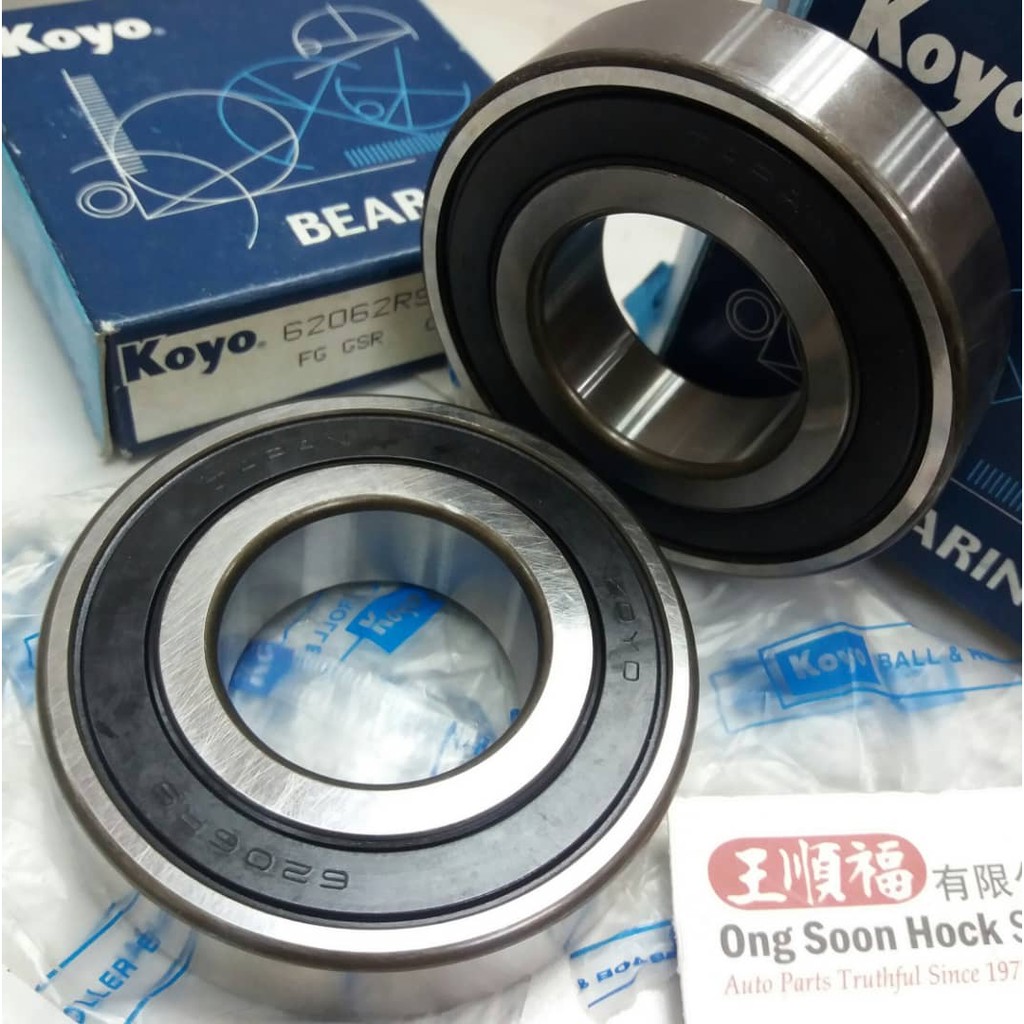 6206 2RS Koyo 6206 DD Malex 6206 C3 SKF แบริ่งยางปิดผนึก 30X62X16mm Mercedes 72.6 เกียร์ W123 W124