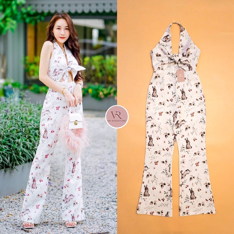 Jumpsuit​ คล้องคอ 🌷🧸VR Signature​ by VORA 🧸🌷