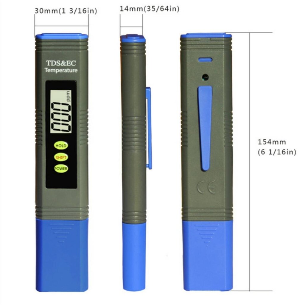EC meter เครื่อง วัดคุณภาพน้ำ (E-3 TDS&EC)