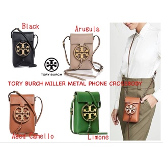 กระเป๋าสะพาย ใส่โทรศัพท์ TORY BURCH MILLER METAL PHONE CROSSBODY