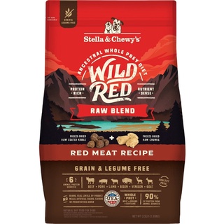 อาหารสุนัข Stella &amp; Chewy’s Wild Red สูตร Raw Blend Red Meat Recipe ขนาด 1.59 kg (Best by 26 Sep 23)