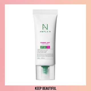 ของแท้/พร้อมส่ง Ample :N Ceramide shot Sun Care SPF 50+ PA++++ 40ml. กันแดดเซราไมด์