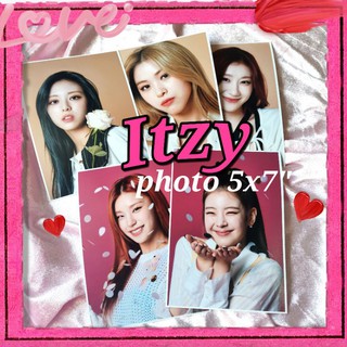 itzy - รูป 5x7 นิ้ว guess who kpop