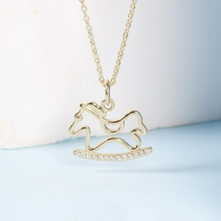 Grace Fine Jewelry จี้ทองแท้ 9K Wonderland Horse (จี้อย่างเดียว)