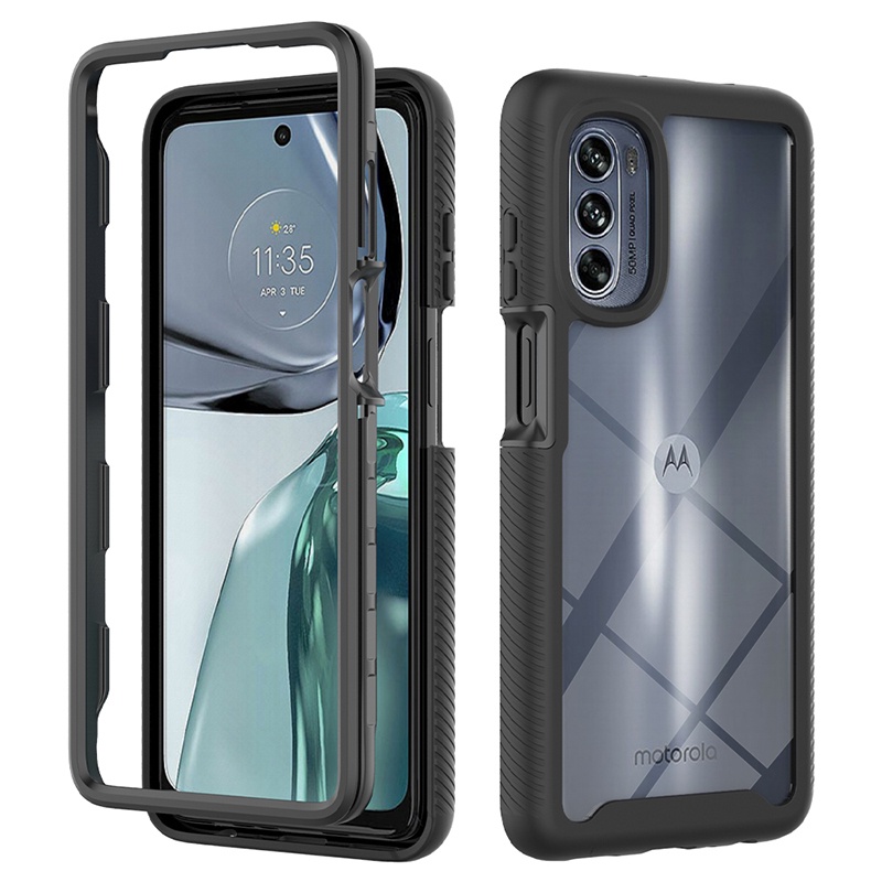 สําหรับ Motorola Moto G62 G52 G42 G22 G82 G41 G51 G71 G60 G50 5G Full Body Clear กันชน Hybrid เกราะก