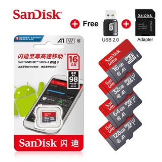 Ready stock ! Memory Card A1 256GB 128GB 64GB 32GB 16GB U3 Micro sd card Class10 UHS-3 flash card Memory Microsd TF