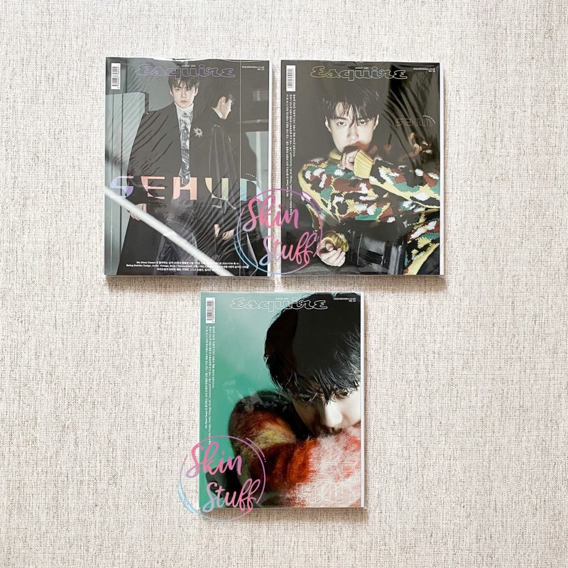 PAYMENT - ESQUIRE MAGAZINE SEHUN EXO COVER (No.311 สิงหาคม 2021)