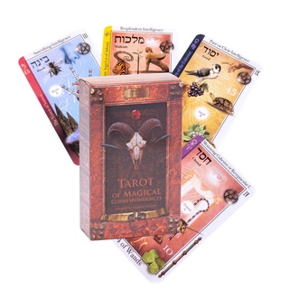 การ์ดเกม Tarot Of Magical Correspondences ของเล่นสําหรับเด็ก