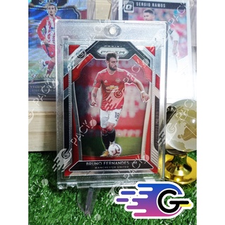 การ์ดนักฟุตบอล  Panini Prizm Premier League  Bruno fernandes Manchester United Base #12 (แถม Topload)