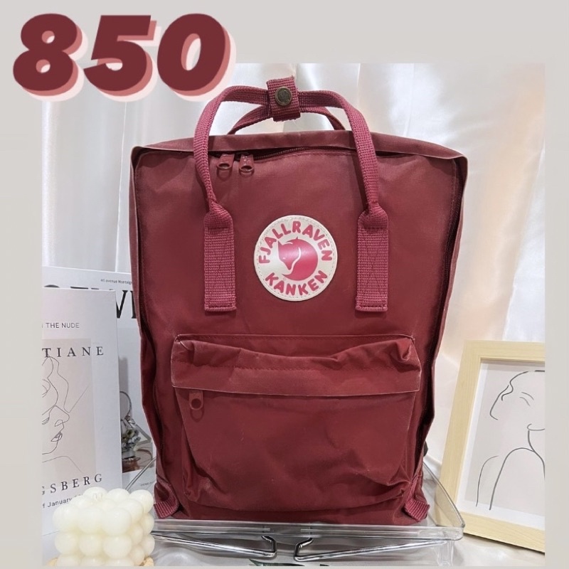 กระเป๋า Kanken มือสองของแท้💯 สีแดง📌ส่งต่อ ราคา 850