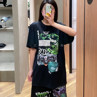 เสื้อยืดแขนสั้น คอกลม พิมพ์ลาย HUF X Marvel Smash up สําหรับผู้ชาย