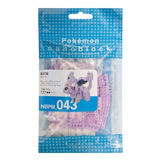 ของแท้จากญี่ปุ่น🧡 Kawada NBPM 043 Nanoblock Pokemon Espeon (Eifie) ตัวต่อนาโนบล็อคโปเกม่อนเอฟี่