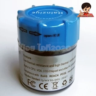 ซิลิโคนระบายความร้อน แบบกระปุก Halnziye ของแท้ ระบายความร้อน CPU การ์ดจอ