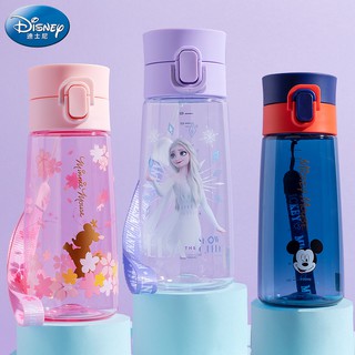 ♥พร้อมส่ง♥ขวดน้ําดื่ม BPA ลายการ์ตูน Disney Frozen 2 Elsa ของแท้ 420 มล. สําหรับเด็กอนุบาล PUQ3