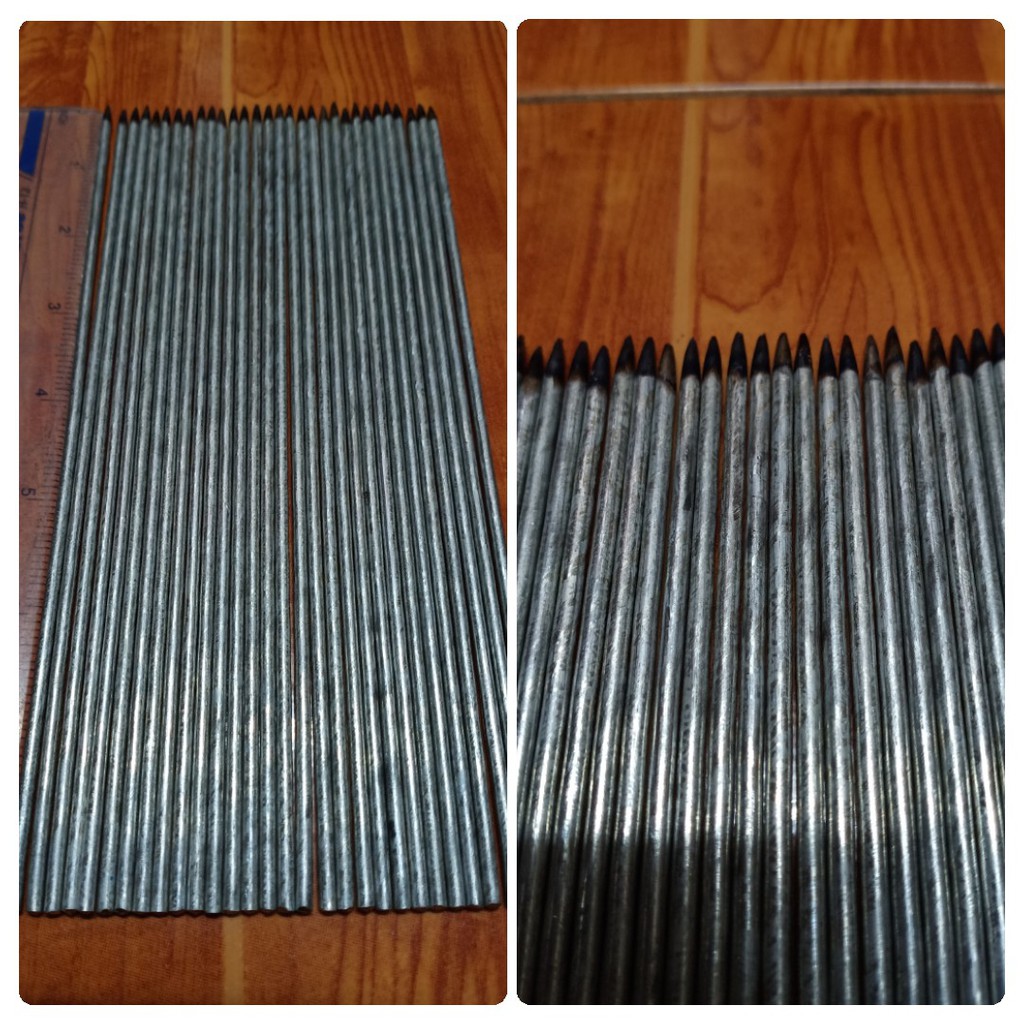 หลักเหล็กเบอร์8ทำครืนไก่ อิลุ้ม ยาว8 นิ้ว 1ถุง30หลัก