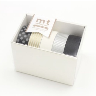 mt masking tape mt gift box monotone2 (MT05G008) / เทปตกแต่งวาชิ เซ็ต 5 ม้วน โทนสี monotone2 ประเทศญี่ปุ่น