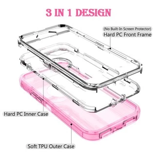 เคสโทรศัพท์มือถือ ป้องกันกระแทก 360 องศา สําหรับ Iphone 6 6s 7 8 Plus X Xs Max Xr