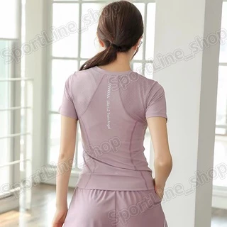 เสื้อยืดออกกำลังกาย ด้านหลังมีตะข่ายระบายอากาศ เนื้อผ้านิ่มลื่น ใส่สบายเข้ารูป ระบายอากาศได้ดี (เสื้อยืดTK01)