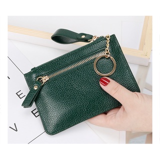 👝กระเป๋าสตางค์ใส่เหรียญหนังแท้ งานปราณีต ขนาดกะทัดรัดทรงสวยบางเหมาะพกพาไปทุกที่😊