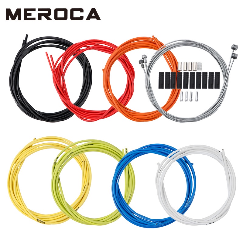 MEROCA MTB XGTZ ชุดสายเบรคจักรยานเสือหมอบชุดท่อสายเบรคจักรยานเสือภูเขา/ชุดสายเปลี่ยนความเร็ว
