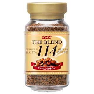 กาแฟ UCC 114 The blend ขนาด 90 กรัม กาแฟสำเร็จรูป รสชาติเข้มข้น สินค้านำเข้า Made in Japan