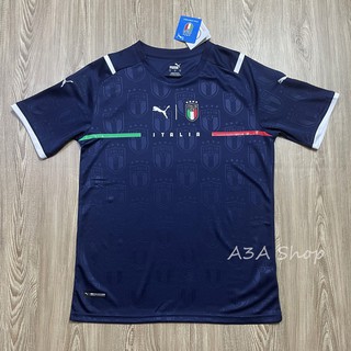 เสื้อทีมฟุตบอล เสื้อบอลผู้ใหญ่ เสื้อสโมสรทีม Italy ปี 22 เนื้อผ้าโพลีเอสเตอร์ งานดีมาก คุณภาพเกรด AAA