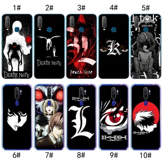 เคสใส ลายอนิเมะ Death Note สําหรับ OPPO F5 F7 F9 F11 A9 Pro A73 2017 MZD10