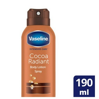 [UK] Vaseline Intensive Care Cocoa Radiant Spray Moisturiser 190 ml