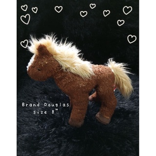 ตุ๊กตาม้า 🐎ม้าน้ำตาล แบรนด์ ดั๊กลาส🐴Douglas Horse plush