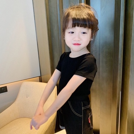 Babyonline(Y424)M1-2 (ส่งด่วน1วัน)เสื้อยืดแขนสั้นผ้าฝ้ายลายการ์ตูนน่ารัก และเสื้อยืดแขนสั้นคอกลมผ้าร่องโชว์หลังสุดน่ารัก รูปที่ 6