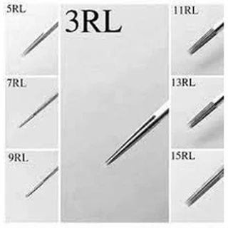 เข็มสัก+ปลายกระบอก RL 5 ชุด (ชุดสัก เครื่องสัก อุปกรณ์สักทุกชนิด)