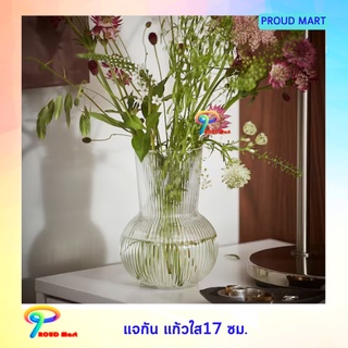 PÅDRAG พัวดรัก แจกัน, แก้วใส17 ซม.  แจกัน IKEA