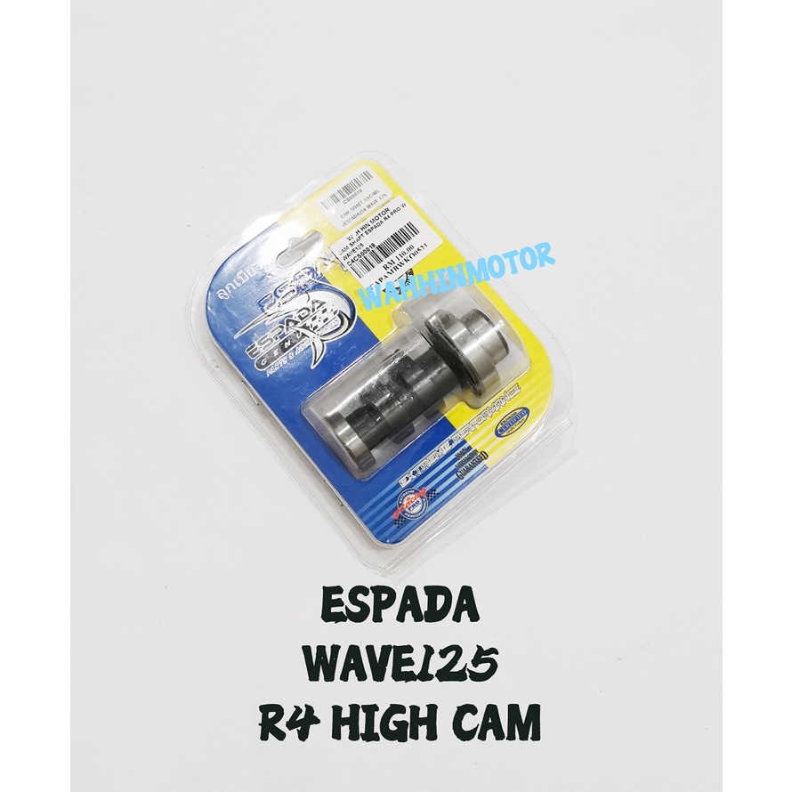 ESPADA HONDA WAVE125 WAVE125X WAVE125S S4 R4 RACING CAMSHAFT CAM SHAFT HIGH CAM