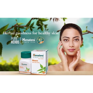 🔥 Himalaya Wellness Pure Herbs Skin Wellness Tablets - 60 Count (Neem)🔥